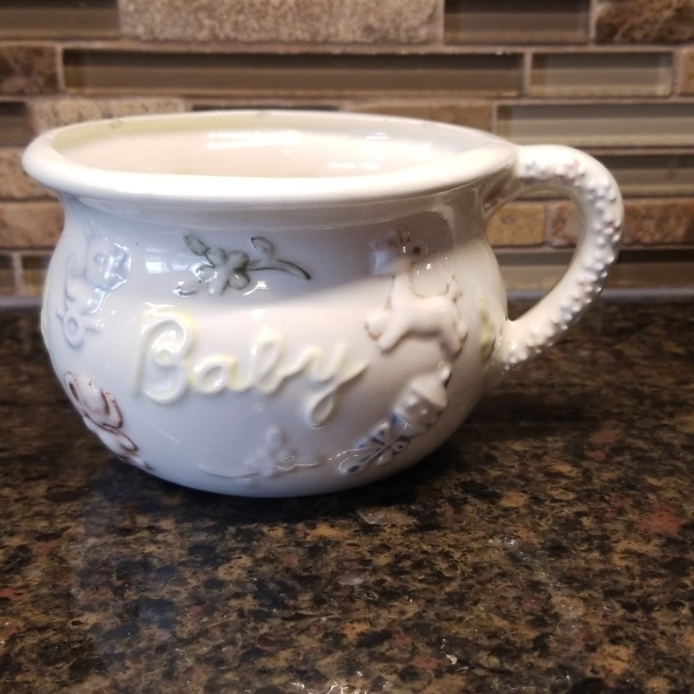 Vintage "baby" vase...so pretty.  Soft colors